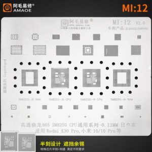 AMAOE Stencil MI12 SM8250 Redmi K30 Pro/XIAOMI 10/10 Pro