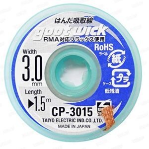 Goot® CP-3015 Lead Free ESD Safe Solder-Wick 3mm 1.5m