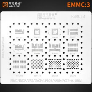 Stencil-EMMC3 EMCP,UFS,UMCP,LPDDR,NAND