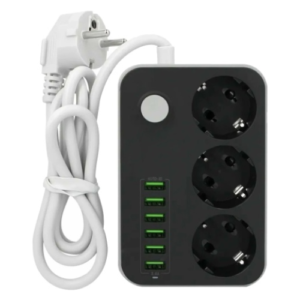6 USB Ports Power Strip CX-613-B