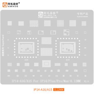 Stencil-IP14-A16/A15 For IP14/Plus/Pro/Max-0.12MM