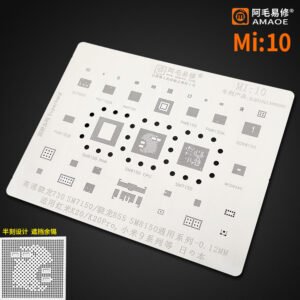 AMAOE Stencil XIAOMI MI10 SM7150/SM8150 0.12mm