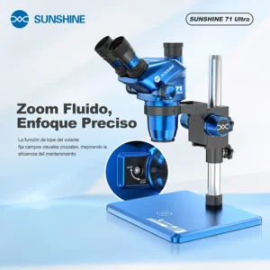 SUNSHINE 71 Ultra-B11 Trinocular Microscope 0.65x-5.5x