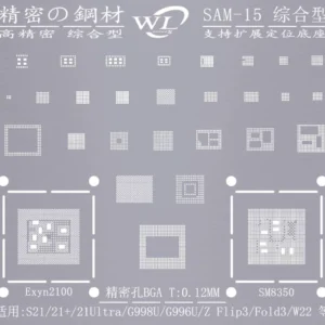 Wylie WL Stencil SAM 15, S21, S21+, S21ULTRA