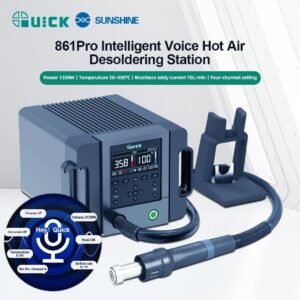 QUICK 861 Pro Intelligent Hot Air Soldering Station