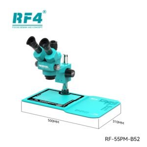 RF4 RF-55-B52 6.5-55X Stereo Trinocular Microscope