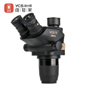 YCS 71 Ultra Trinocular Microscope Head 0.67X-45X Zoom
